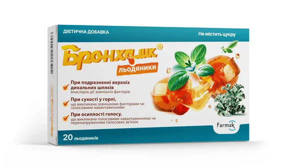 Бронхалик льодяники по 2,85 г №20