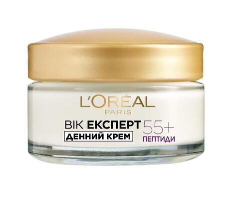 Крем для лица L'Oreal Paris Возраст Эксперт 55+ Антивозрастной уход против морщин, дневной, 50 мл