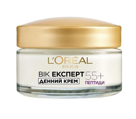 Крем для обличчя L'Oreal Paris Вік Експерт 55+ Антивіковий догляд проти зморщок, денний, 50 мл