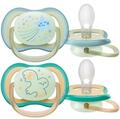 Пустушка силіконова Philips Avent Ultra Air Nighttime SCF376/13, 6-18 місяців, 2 шт