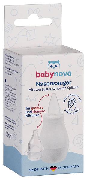 Аспиратор для носа Baby-Nova 33308 детский со сменной насадкой, 1 шт