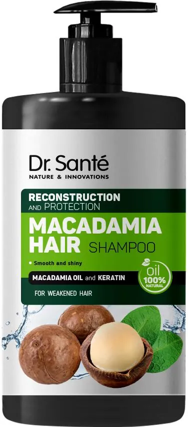 Шампунь Dr.Sante Macadamia Hair відновлення і захист, 1000 мл