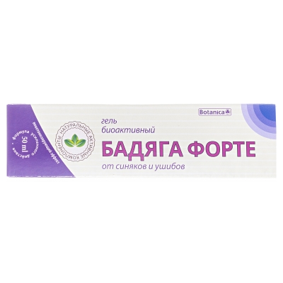 Бадяга Форте гель биоактивный по 50 мл в тубах в пач.