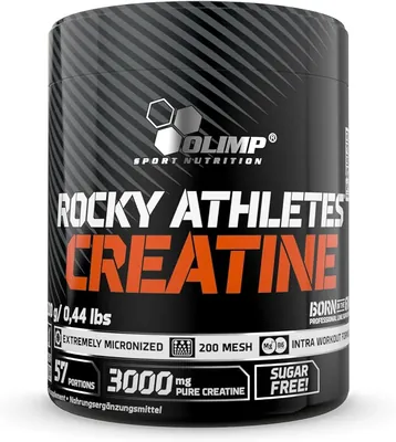 Креатин моногідрат мікронізований Olimp Rocky Athletes Creatine, без смаку, 200 г
