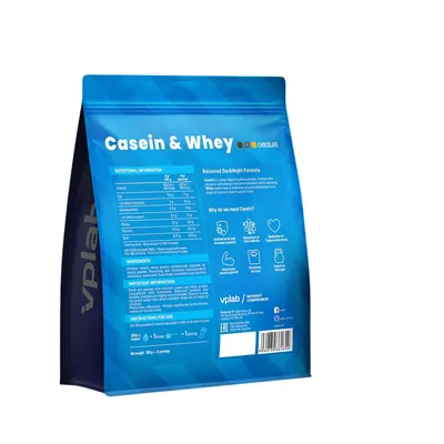 Протеїн комплексний VPLab Casein & Whey шоколад, 500 г