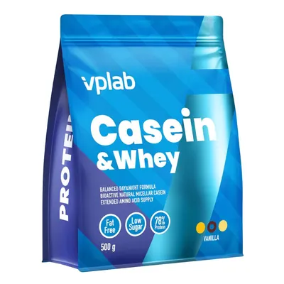 Протеїн комплексний VPLab Casein & Whey ваніль, 500 г