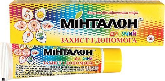 Минталон детский бальзам по 30 г в тубах