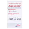 Алексан розчин д/ін. та інф. 50 мг/мл (1000 мг) по 20 мл №1 у флак.