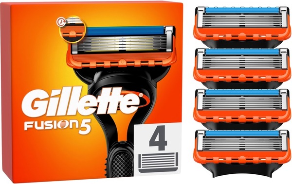 Картриджи сменные для бритья Gillette Fusion 5, 4 шт