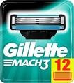 Картриджи сменные для бритья Gillette Mach 3, 12 шт