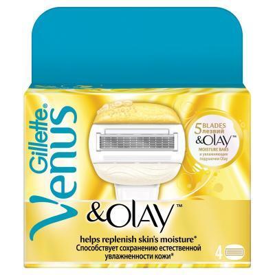 Картриджи сменные для бритья Venus & Olay, 4 шт