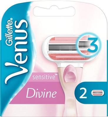 Картриджи сменные для бритья Venus Divine Sensitive, 2 шт