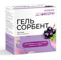 Детоксорб+ гель сорбент з активованим вугіллям смородиновий по 20 г №20 в стіках