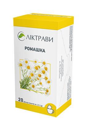 Ромашка фиточай по 1.3 г №20 в фил.-пак.