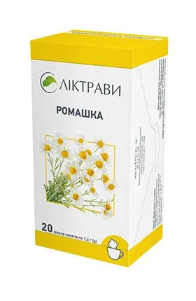 Ромашка фіточай по 1.3 г №20 у філ.-пак.