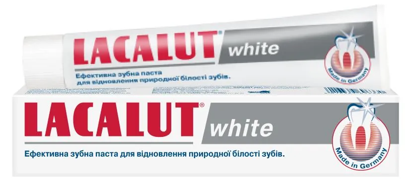 Зубна паста Lacalut White, 50 мл