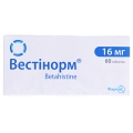 Вестінорм таблетки по 16 мг №60 (10х6)