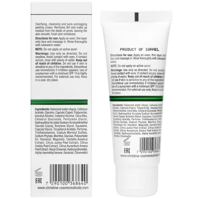 Скраб для обличчя Christina Line Repair Nutrient Wood Pulp Scrub з деревною целюлозою, 75 мл