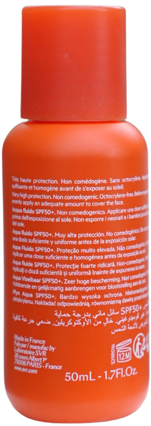 Аква флюїд сонцезахисний SVR Sun Secure SPF50+, 50 мл