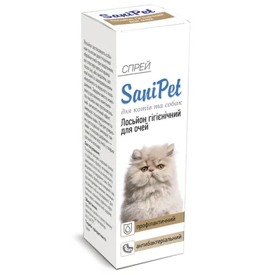 Лосьйон ProVET SaniPet для догляду за очима котів і собак спрей, 30 мл