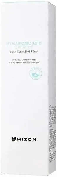 Пінка для обличчя очищуюча Mizon Hyaluronic Sherbet Deep з гіалуроновою кислотою, 150 мл