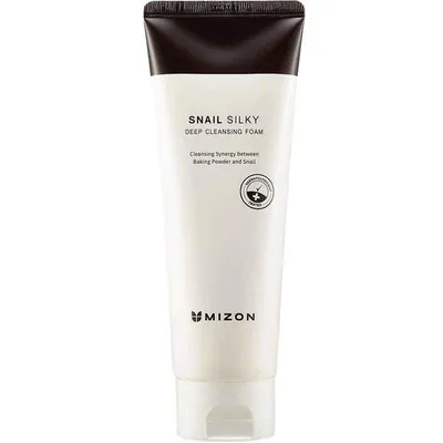 Пінка для обличчя очищуюча Mizon Snail Silky Deep з муцином равлика, 150 мл