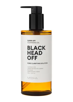 Гідрофільна олія Missha Super Off Black Head Off для усунення чорних крапок, 305 мл