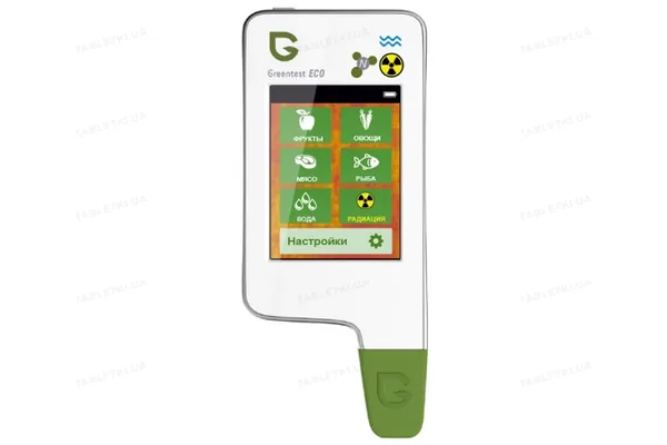 Дозиметр, нітрат-тестер і вимірювач жорсткості води Anmez Greentest Eco 5 White