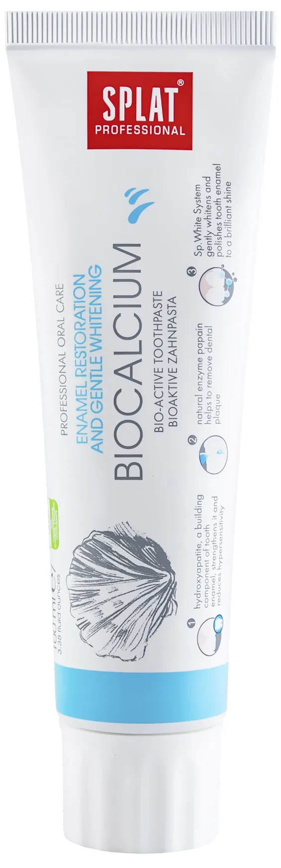 Зубна паста Splat Professional Biocalcium Біокальцій, 100 мл