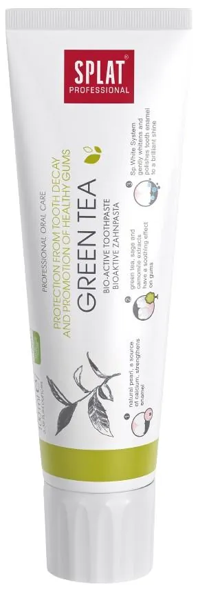 Зубна паста Splat Professional Green Tea Зелений чай, 100 мл