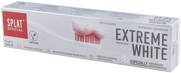 Зубная паста Splat Special Extreme White, 75 мл