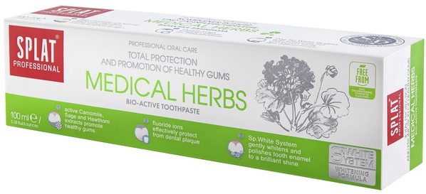 Зубная паста Splat Professional Medical Herbs Лечебные травы, 100 мл