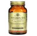 Вітамін Д3 Solgar Vitamin D3 (Cholecalciferol) 55 мкг (2200 МО) вег. капсули №100