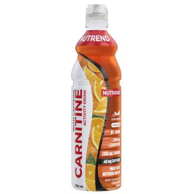 Жироспалювач Nutrend Carnitine Activity Drink з кофеїном, апельсин, напій 750 мл