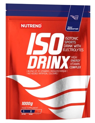 Изотоник Nutrend IsoDrinx черная смородина, 1000 г
