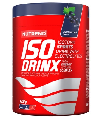 Изотоник Nutrend IsoDrinx черная смородина, 420 г