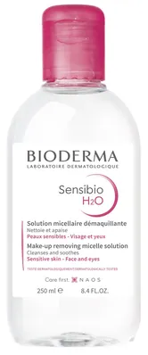 Лосьйон міцелярний Bioderma Sensibio Н2О для обличчя, для чутливої шкіри, 250 мл