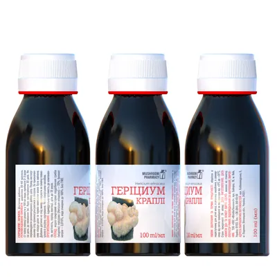 Гриб Геріциум Mushroom Pharmacy Hericium краплі по 100 мл у флак.