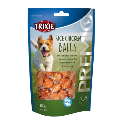 Лакомство для собак Trixie 31701 Premio Rice Chicken Balls, 80 г