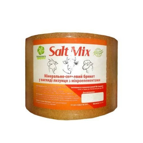 Лакомство Лизунец Салт Микс с микроэлементами, 5 кг
