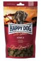 Ласощі м'які Happy Dog Soft Snack Mini Africa для собак середніх та великих порід, зі страусом та картоплею, 100 г