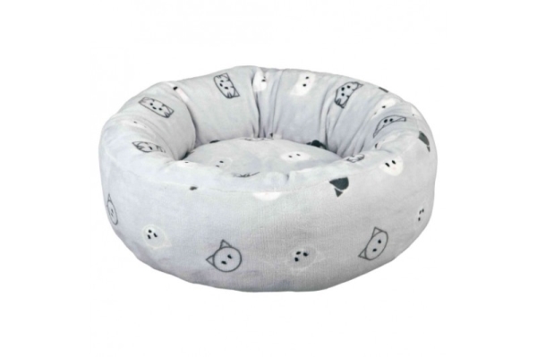 Лежак Trixie Mimi 37487 в мордочках, серый, 50 см