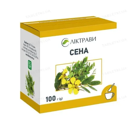 Сени листя та плоди по 100 г у пач. з внут. пак. (дієт.доб.)