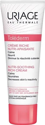 Крем для обличчя Uriage Tolederm Rich поживний заспокійливий для сухої та чутливої шкіри, 50 мл