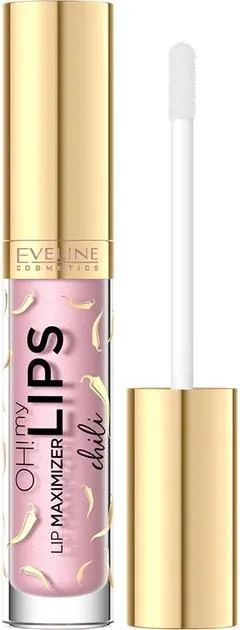 Блиск для збільшення об'єму губ Eveline Oh!My Lips - Lip Maximizer Чилі, 4.5 мл