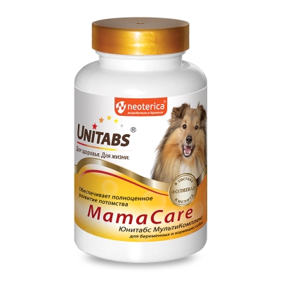 Витамины Unitabs MamaCare МультиКомплекс для беременных и кормящих собак, 100 таблеток