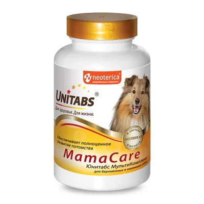 Вітаміни Unitabs MamaCare мультикомплекс для вагітних і годуючих собак, 100 таблеток