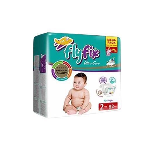 Подгузники FlyFix детские размер 2, 3-6 кг, 82 шт