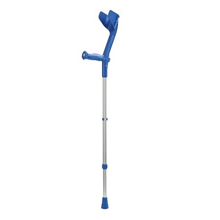Костыль подлокотный Rebotec COMFORT-SOFT алюминиевый с опорой, цвет синий