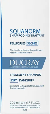 Шампунь Ducray Squanorm проти сухої лупи, 200 мл